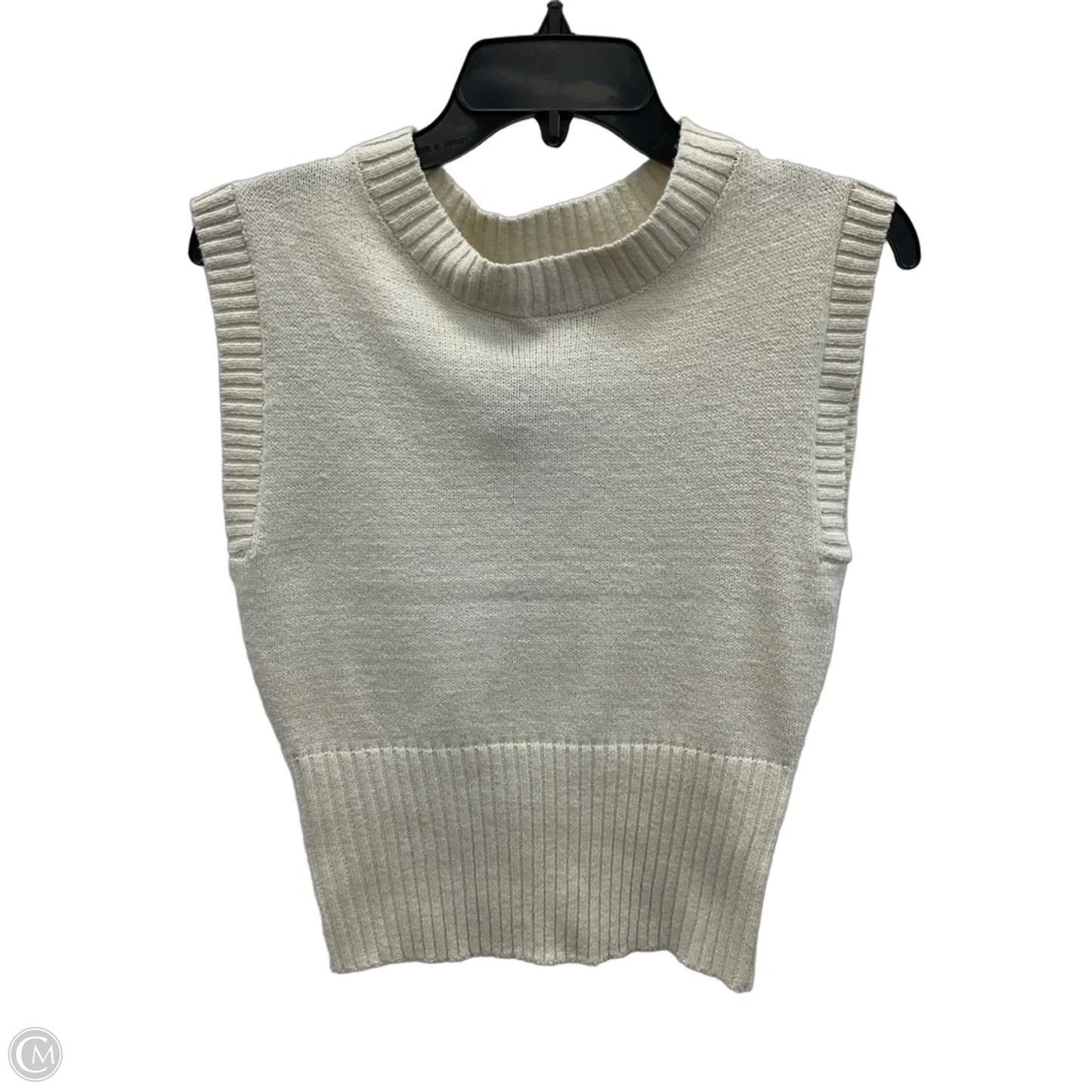 Top Sleeveless By Freshman In White, Size: S