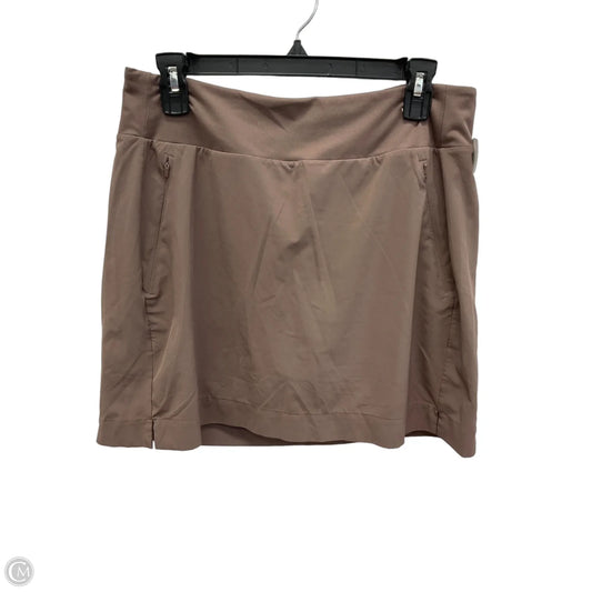 Athletic Skort By Athleta In Brown, Size: M