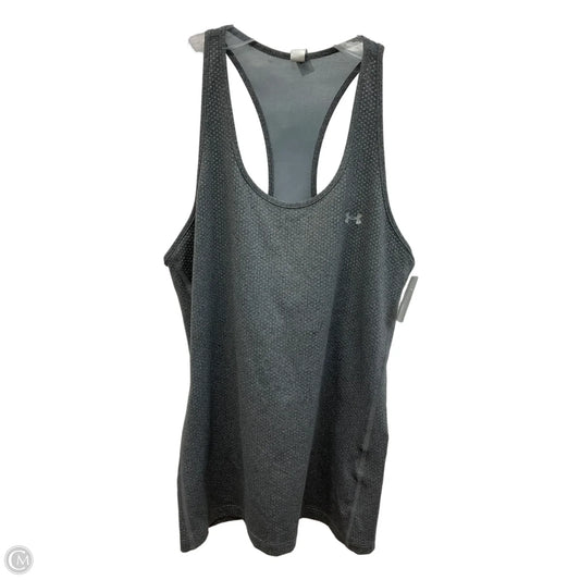 Athletic Tank Top By Under Armour In Grey, Size: M