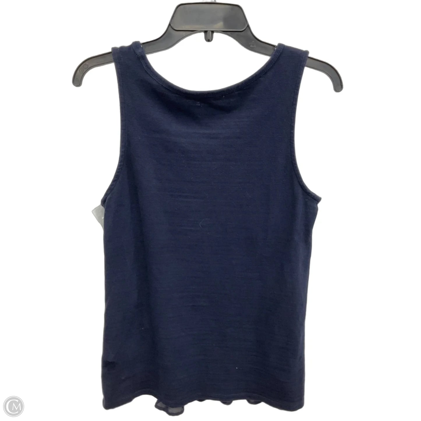 Top Sleeveless By Loft In Navy, Size: S