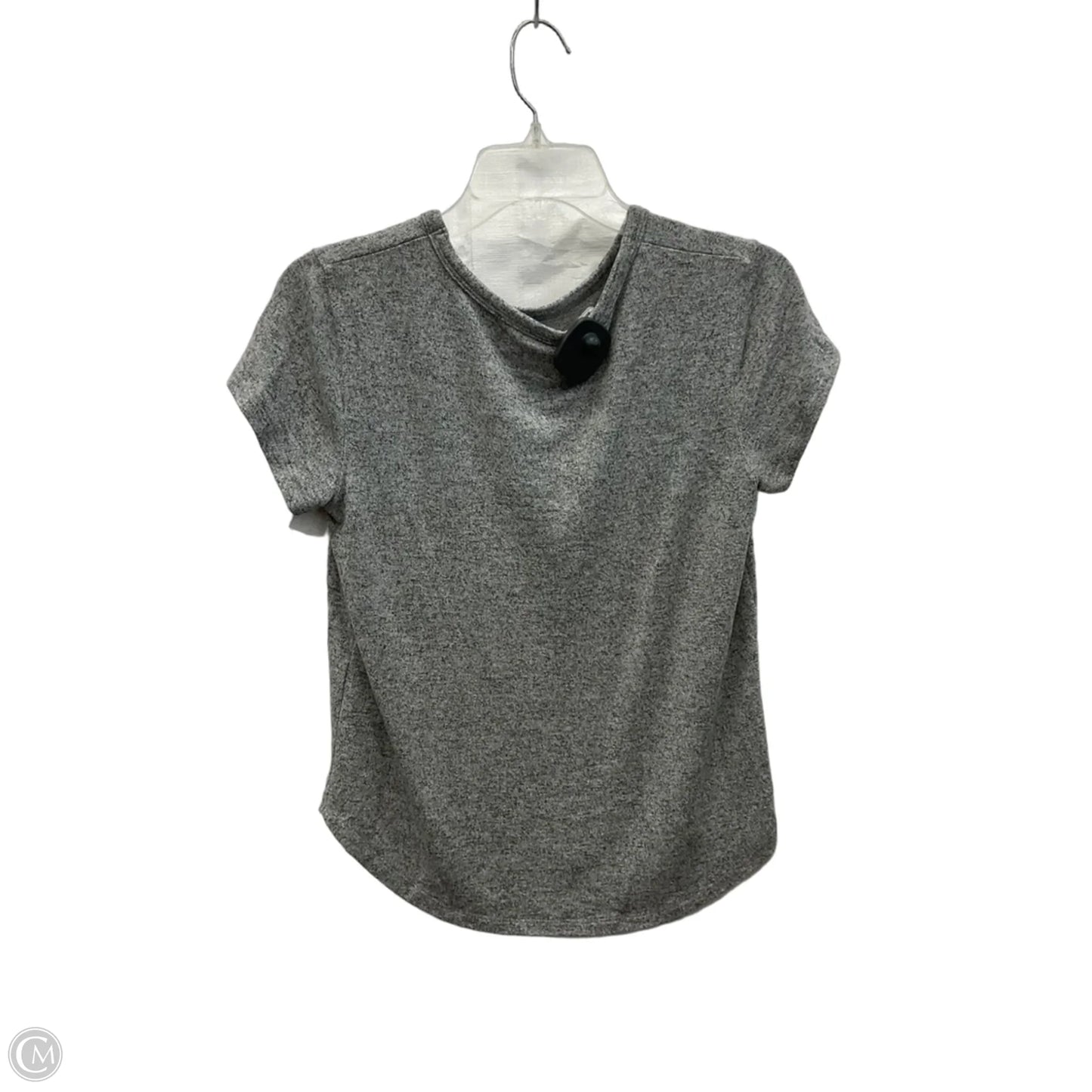 Top Short Sleeve By Abercrombie And Fitch In Grey, Size: S