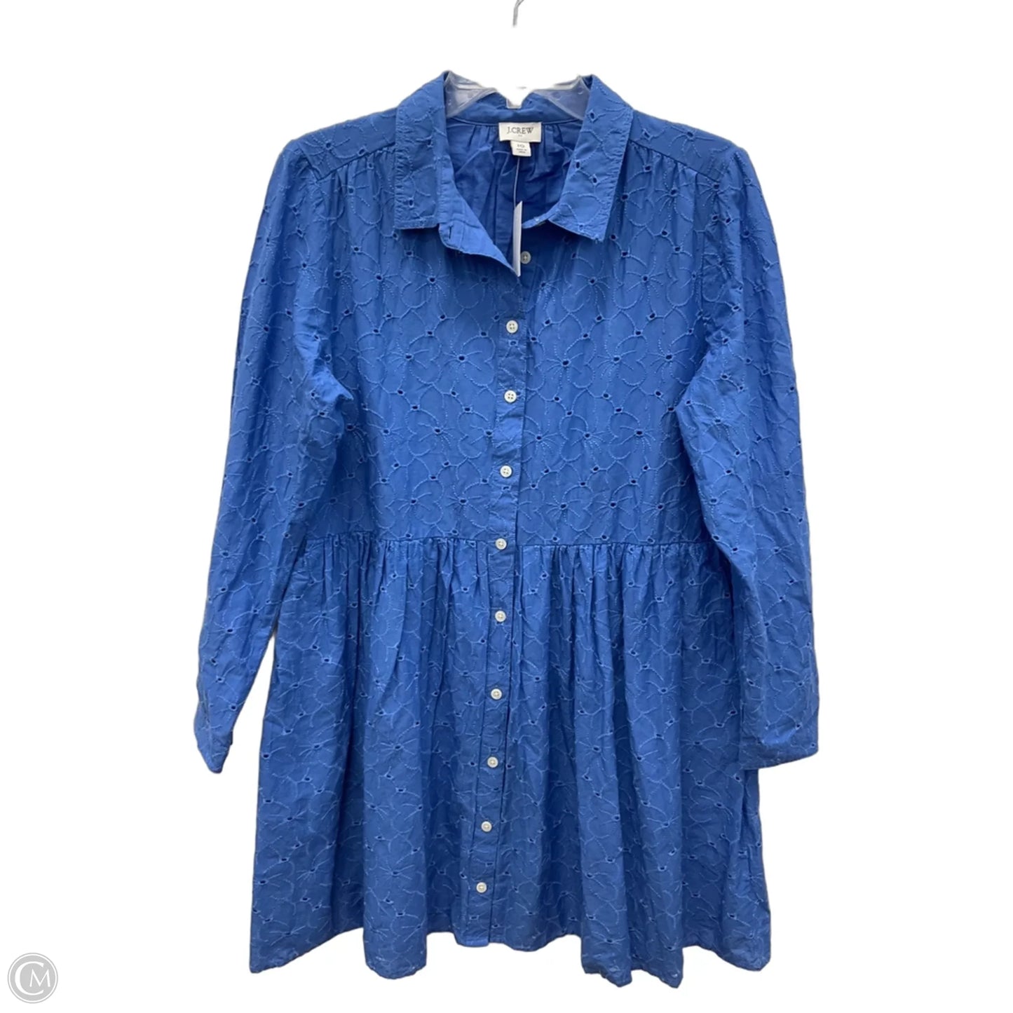 Dress Casual Midi By J. Crew In Blue, Size: M