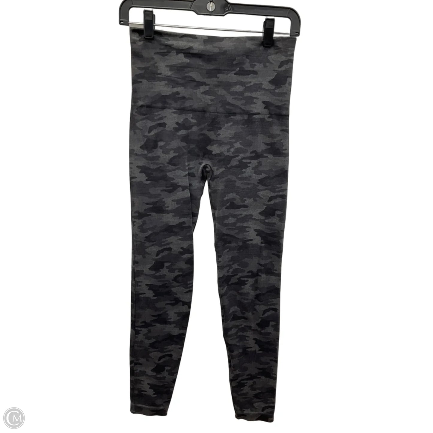 Athletic Leggings By Spanx In Grey, Size: L