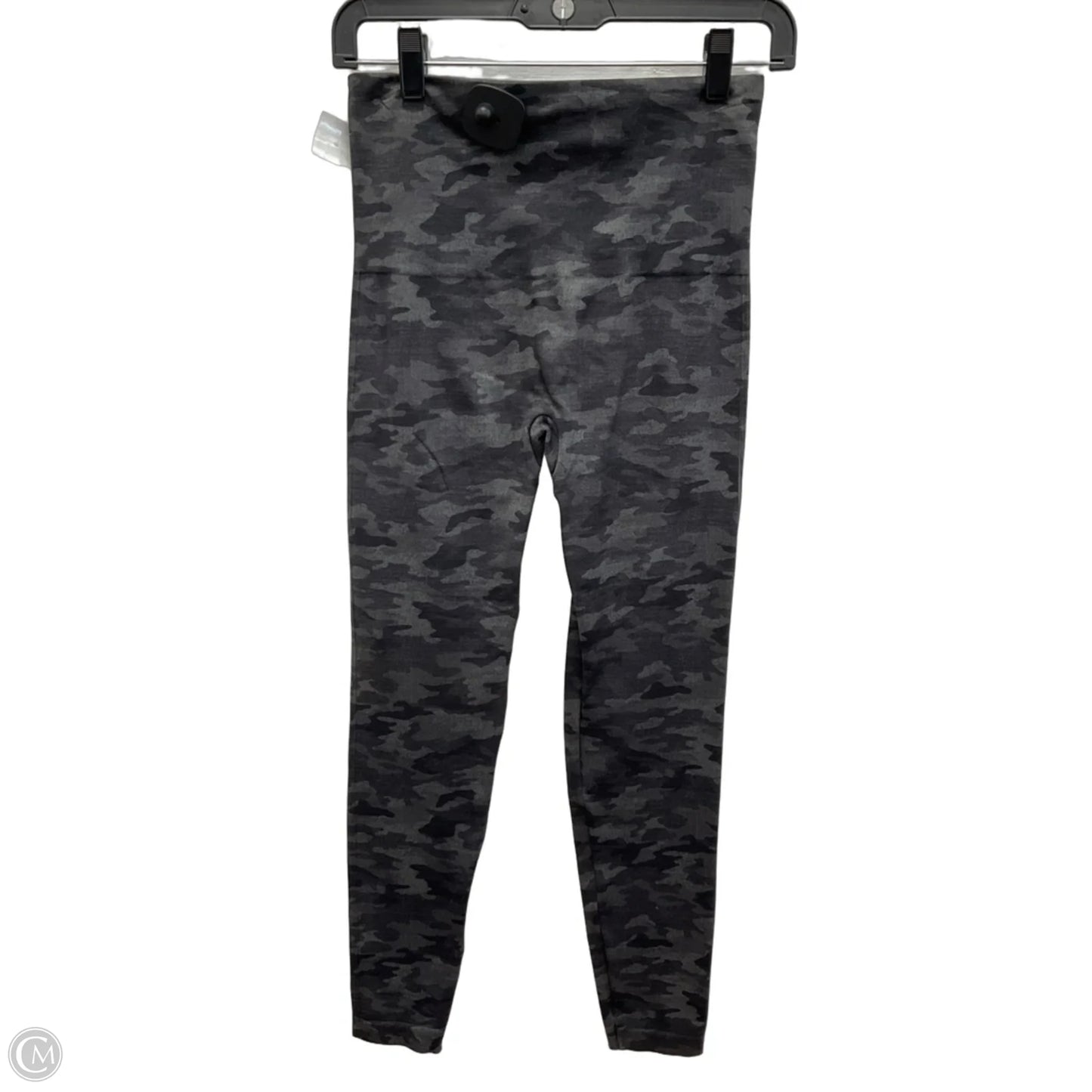 Athletic Leggings By Spanx In Grey, Size: L