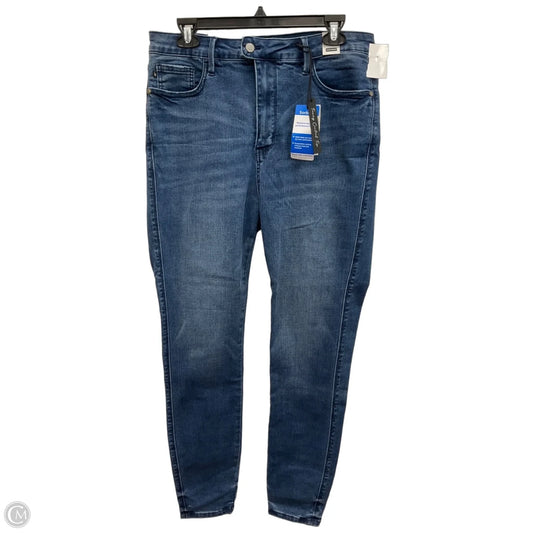 Jeans Skinny By Judy Blue In Blue Denim, Size: 14