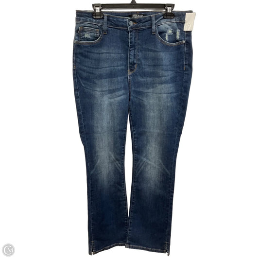 Jeans Boot Cut By Judy Blue In Blue Denim, Size: 14