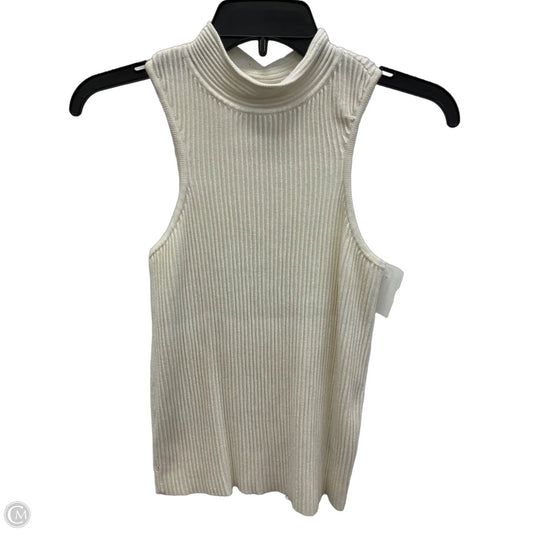 Top Sleeveless By Worthington In White, Size: S