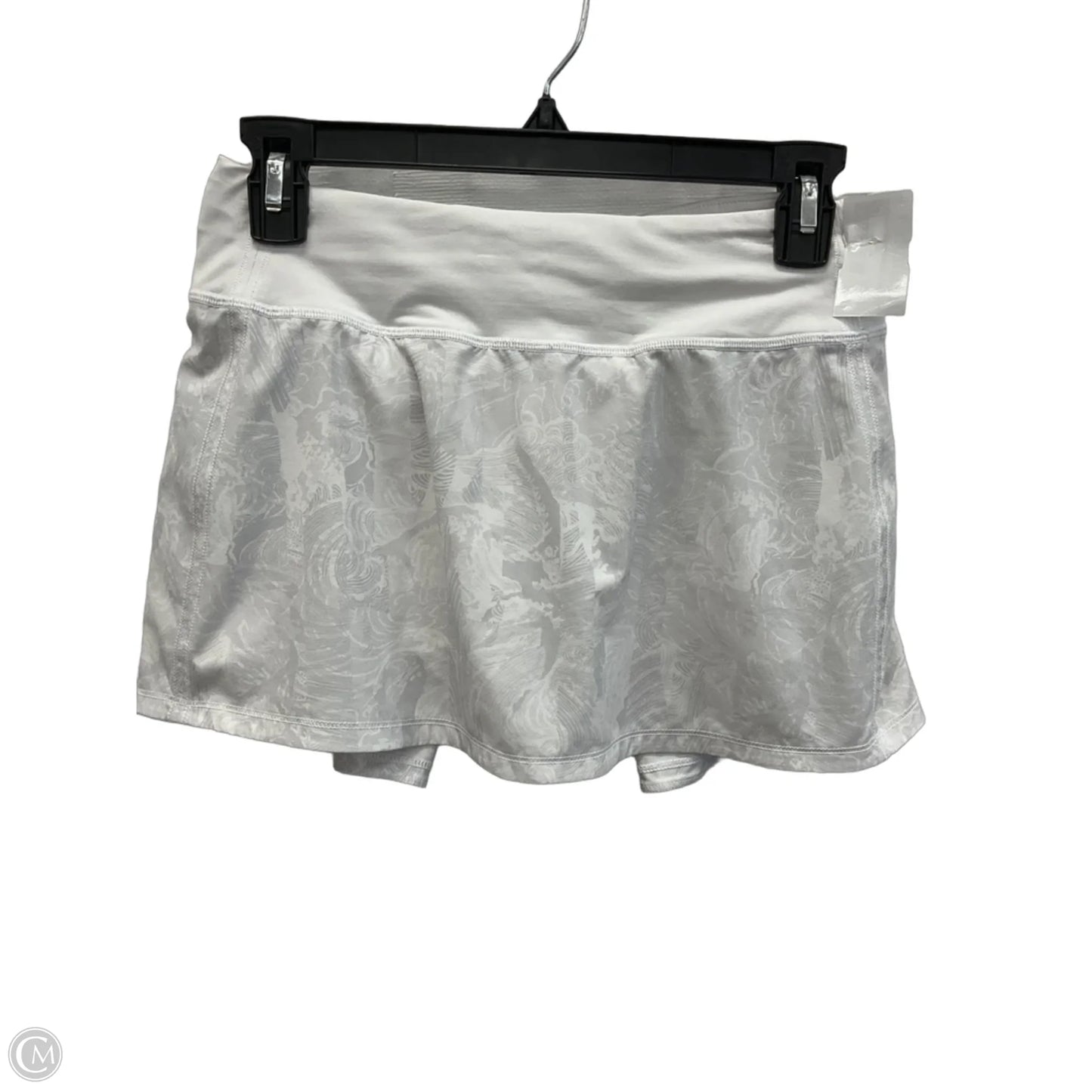 Athletic Skort By Lululemon In White, Size: S