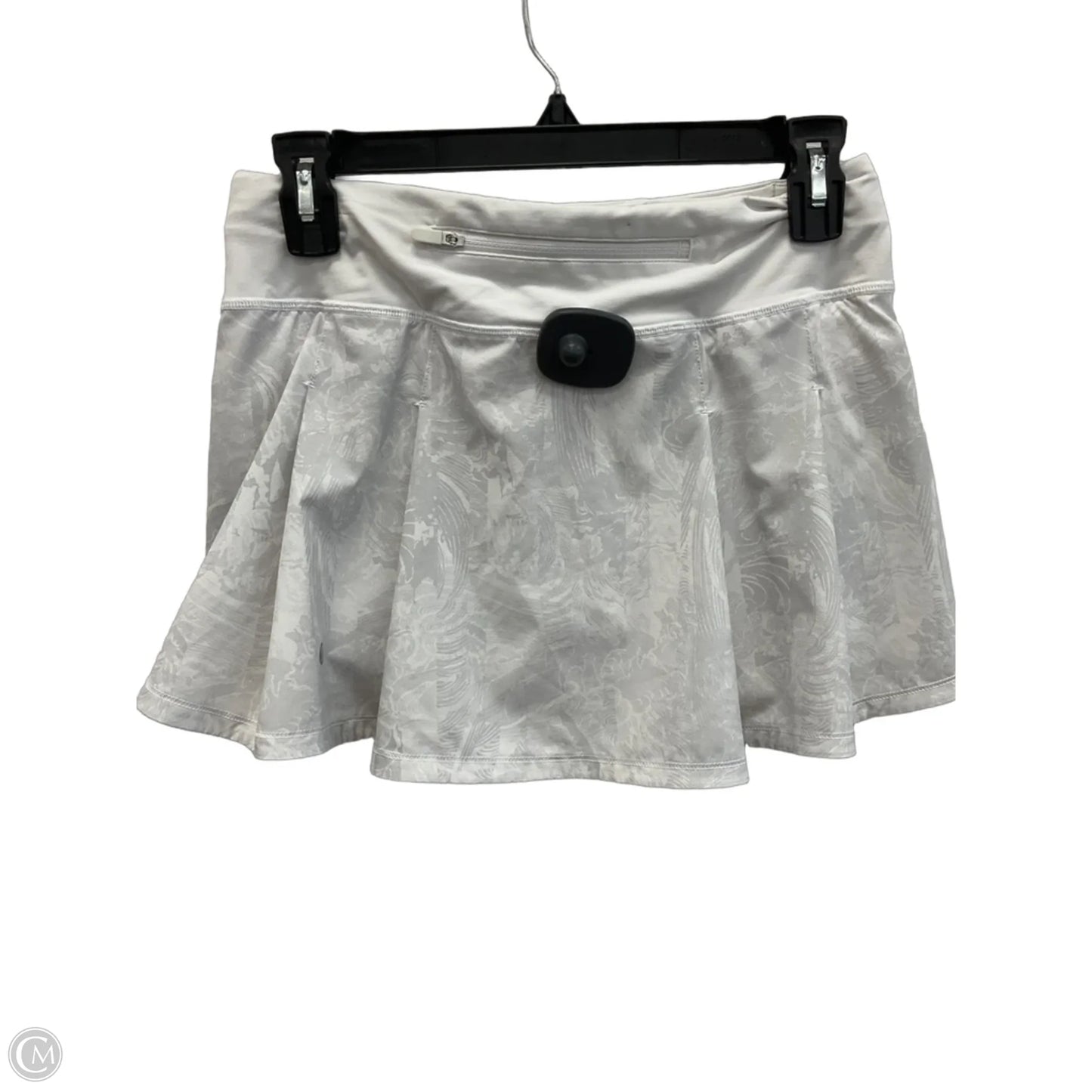 Athletic Skort By Lululemon In White, Size: S