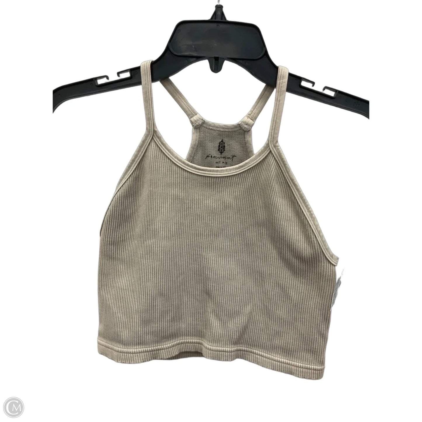 Athletic Tank Top By Cmb In Beige, Size: M