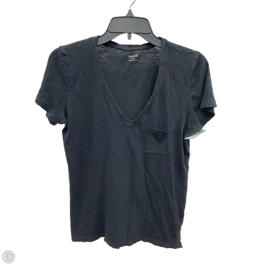Top Short Sleeve Basic By Madewell In Black, Size: S