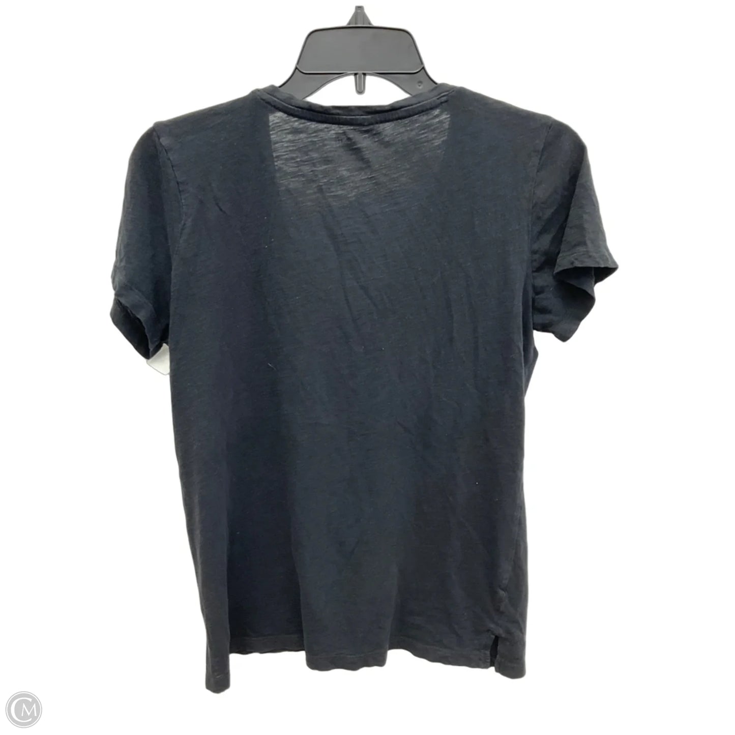 Top Short Sleeve Basic By Madewell In Black, Size: S