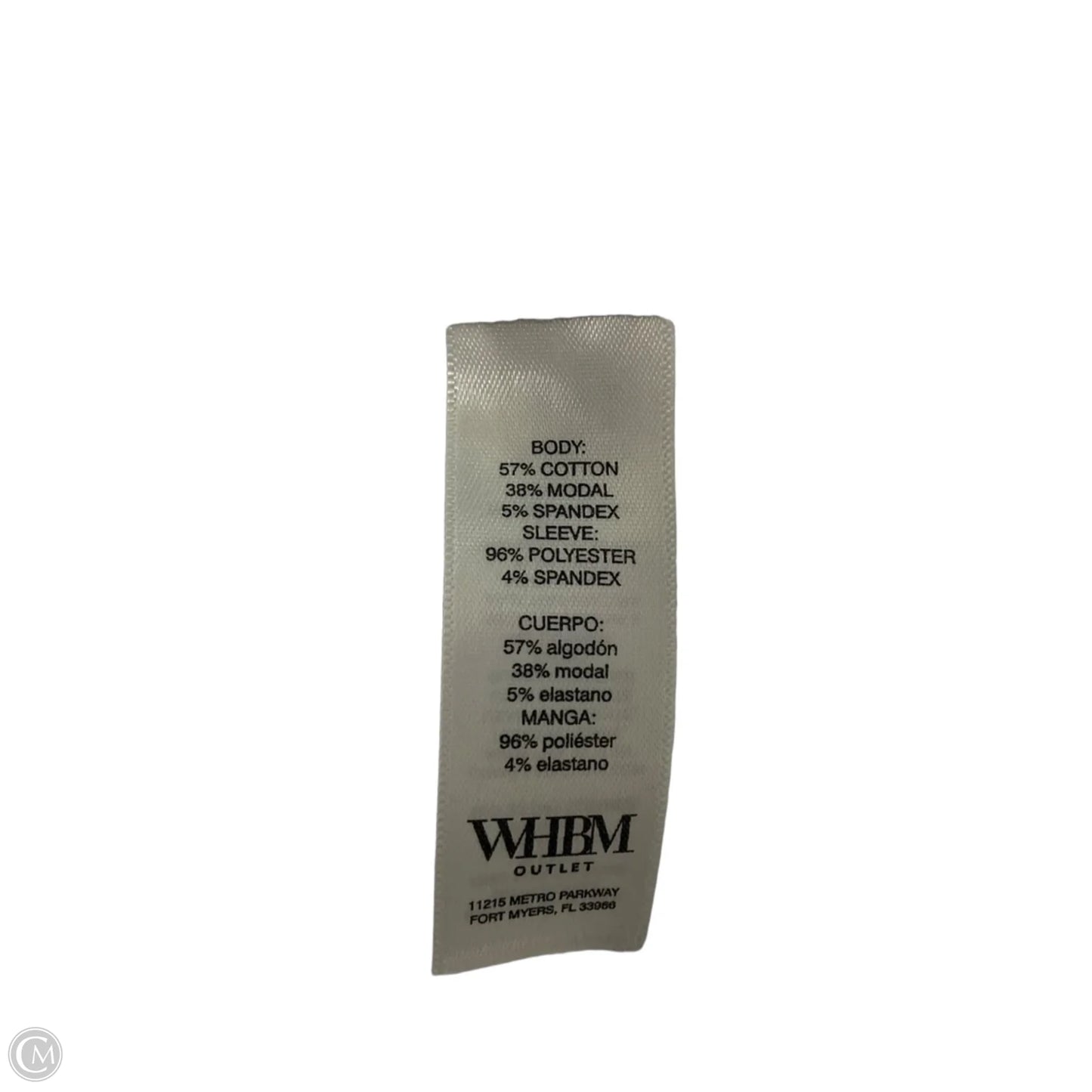Top Short Sleeve Basic By White House Black Market In White, Size: L