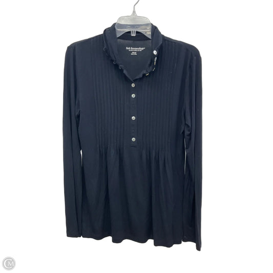 Top Long Sleeve By Soft Surroundings In Black, Size: Xs