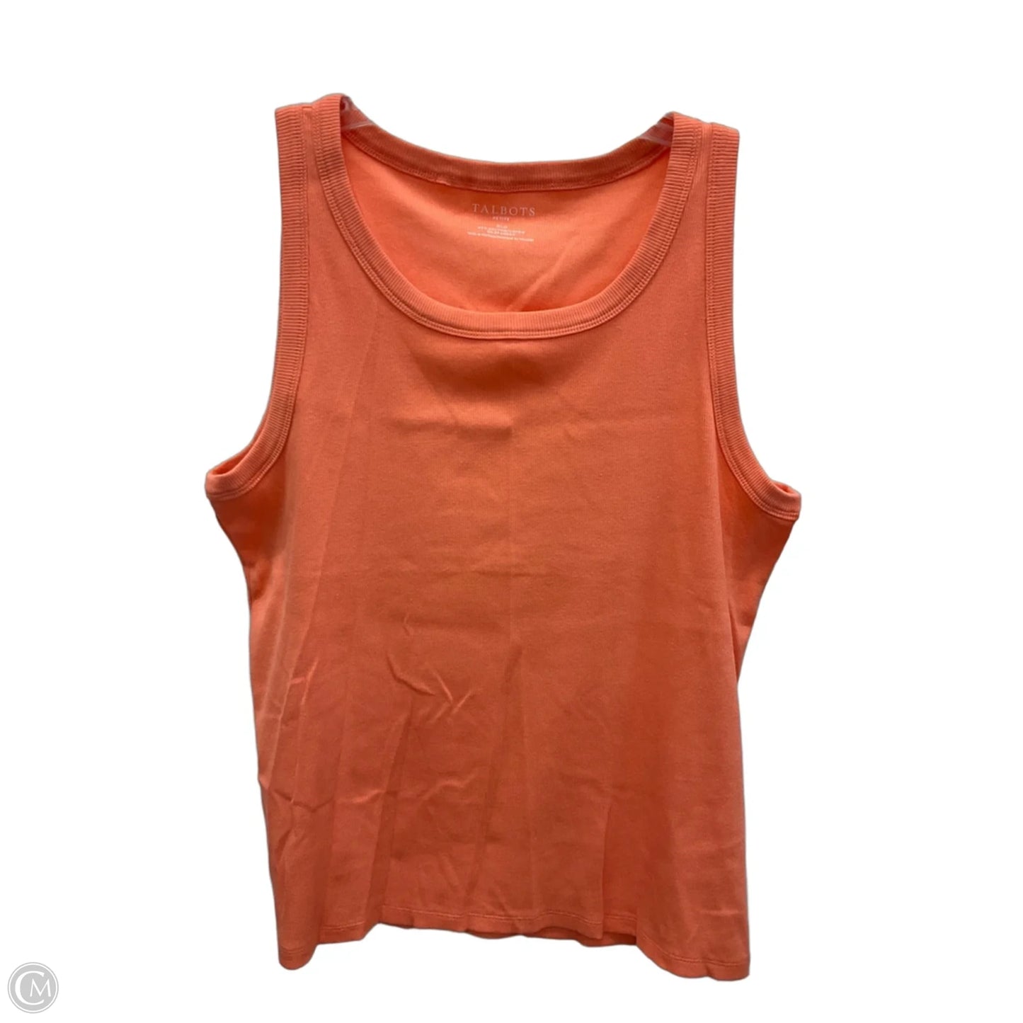 Top Sleeveless Basic By Talbots In Orange, Size: Xlp