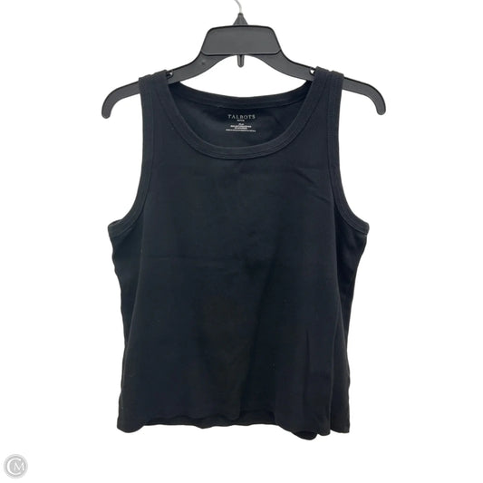 Top Sleeveless Basic By Talbots In Black, Size: Xlp