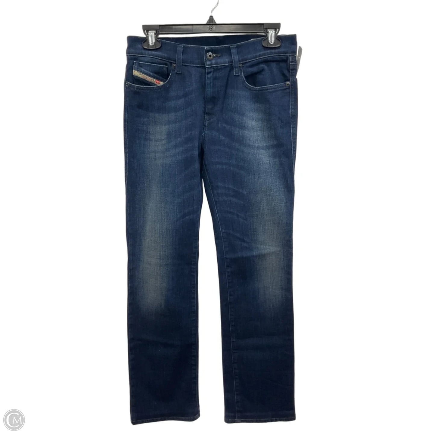 Jeans Boot Cut By Diesel In Blue Red & White, Size: 6