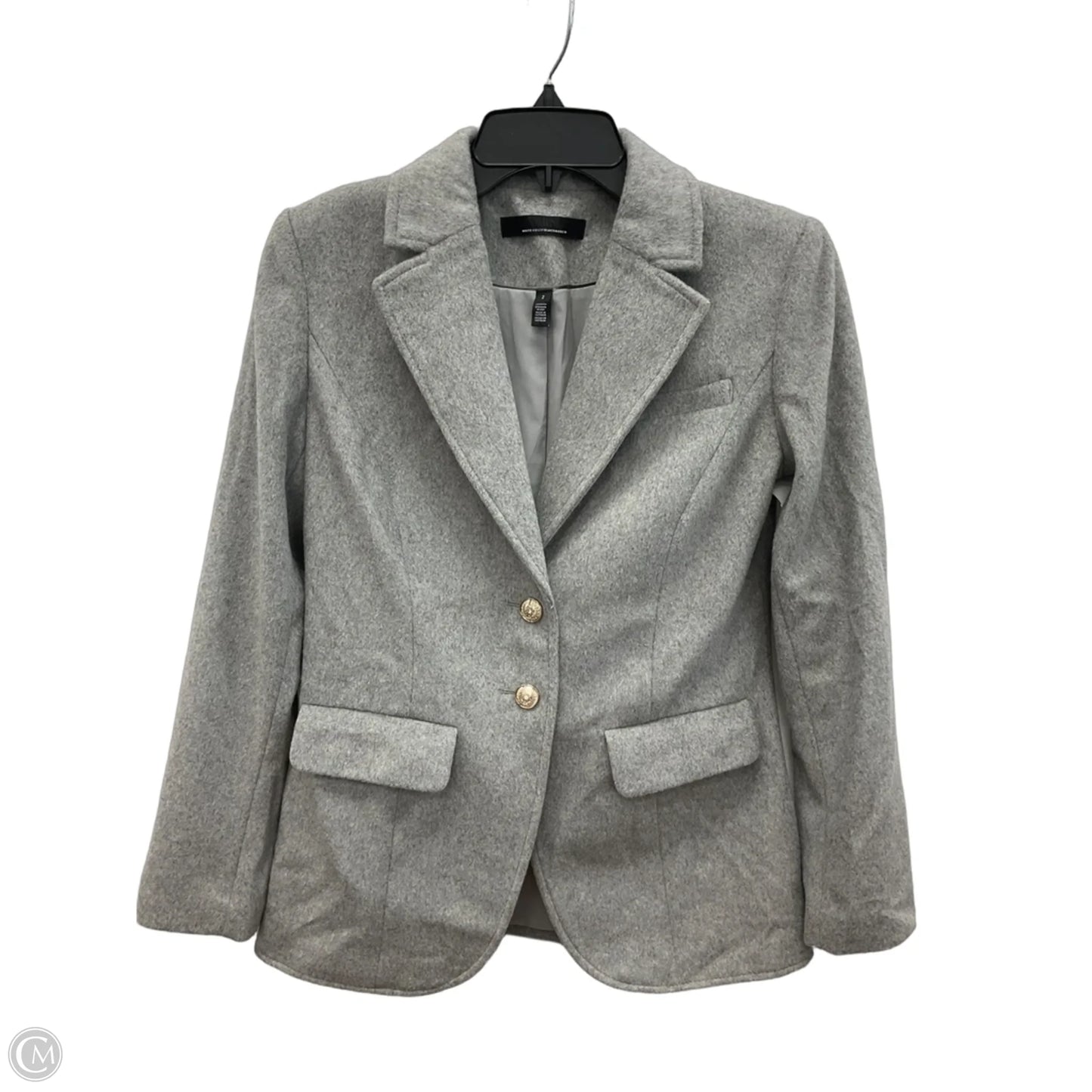 Blazer By White House Black Market In Grey, Size: Xs
