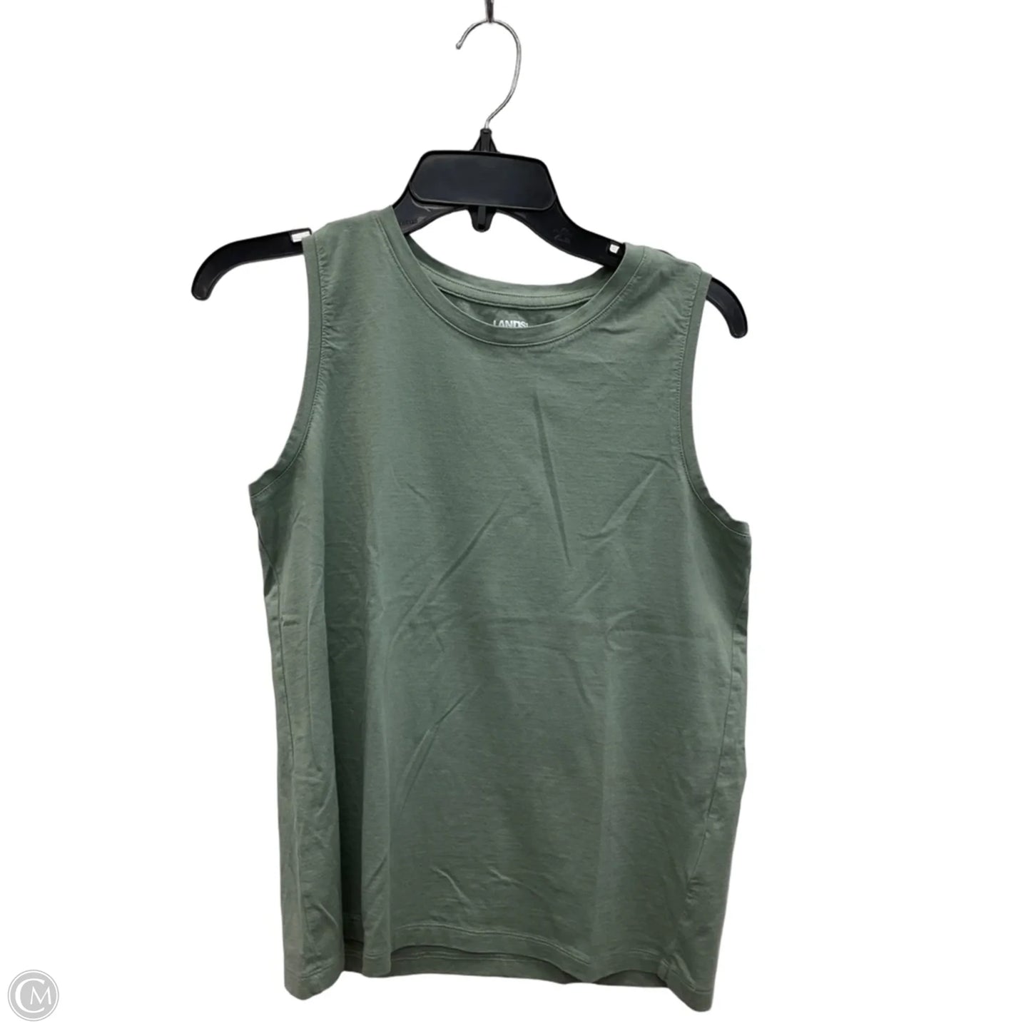 Top Sleeveless Basic By Lands End In Green, Size: Mp