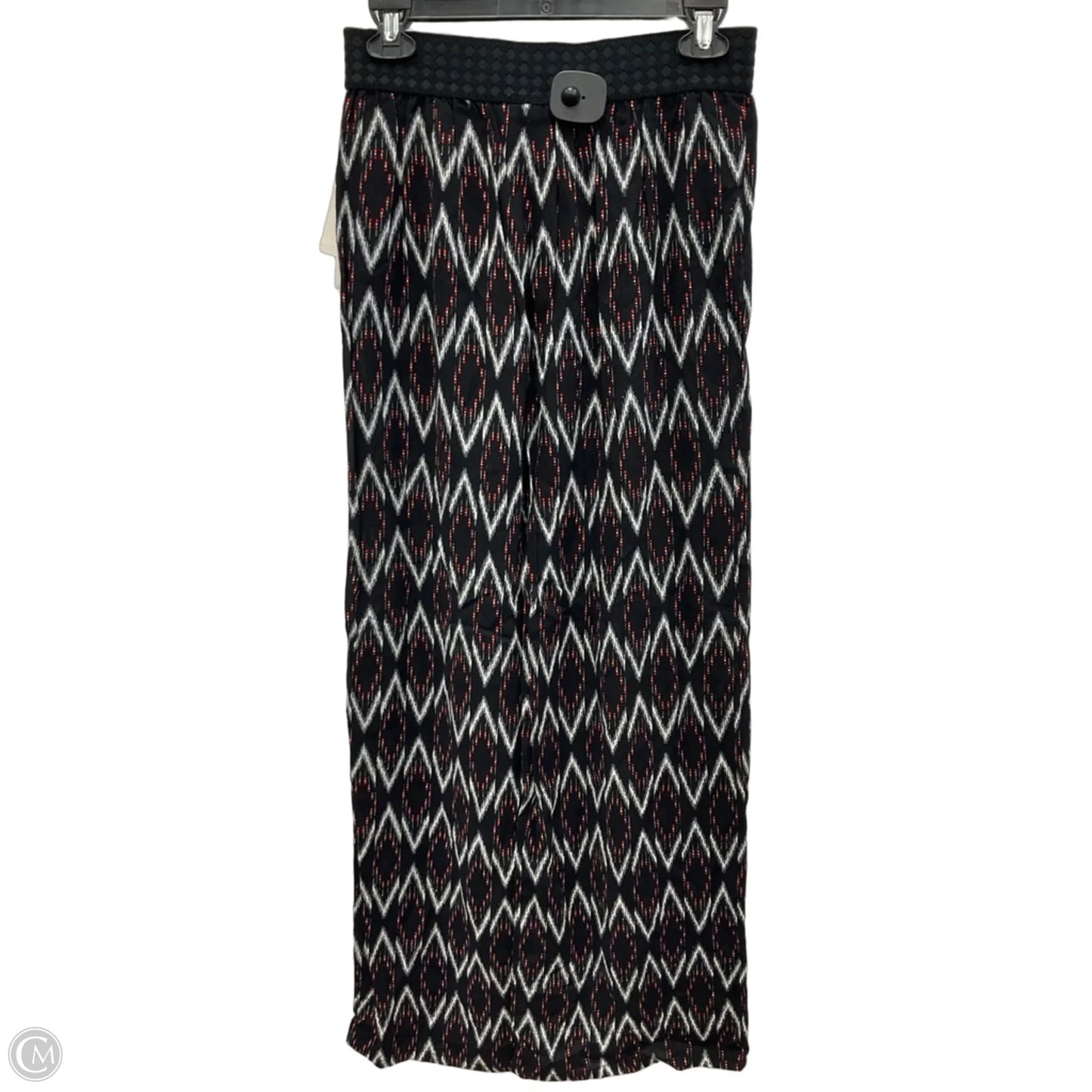 Pants Wide Leg By Joe B In Black & White, Size: M