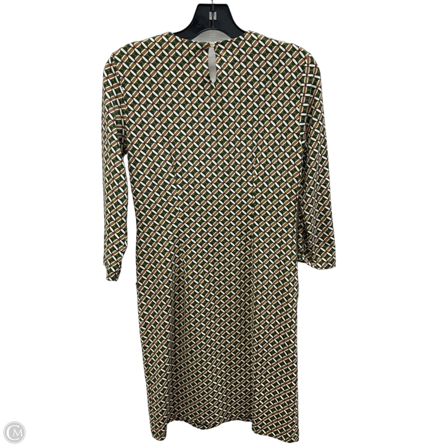 Dress Casual Midi By J Mclaughlin In Green & Tan, Size: Xs