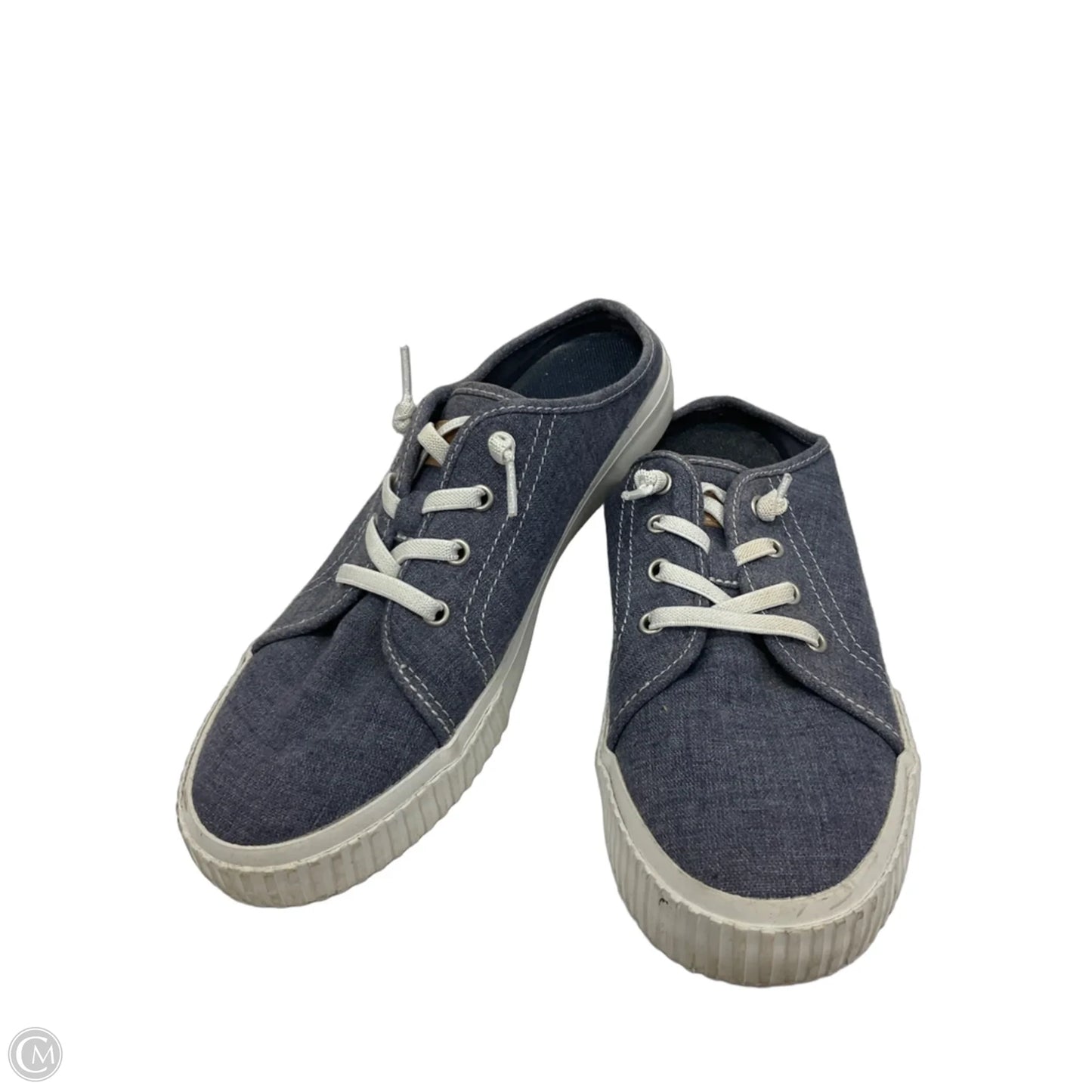 Shoes Flats By Timberland In Blue & White, Size: 8