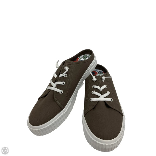 Shoes Flats By Timberland In Brown & White, Size: 8
