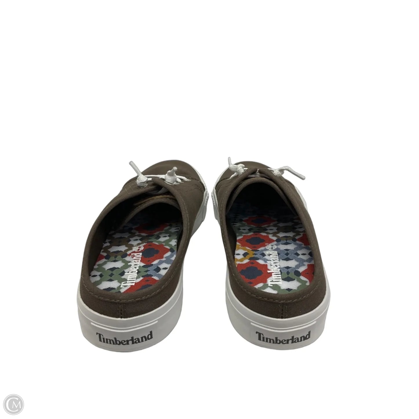 Shoes Flats By Timberland In Brown & White, Size: 8