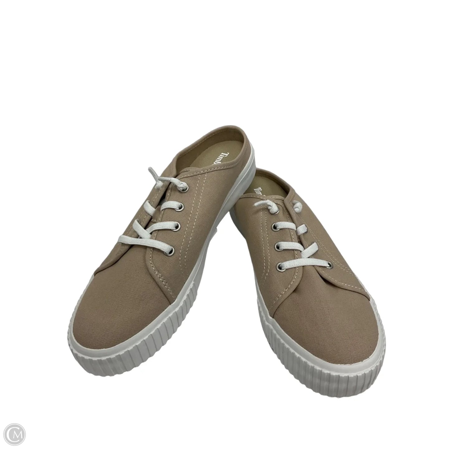 Shoes Flats By Timberland In Tan & White, Size: 8
