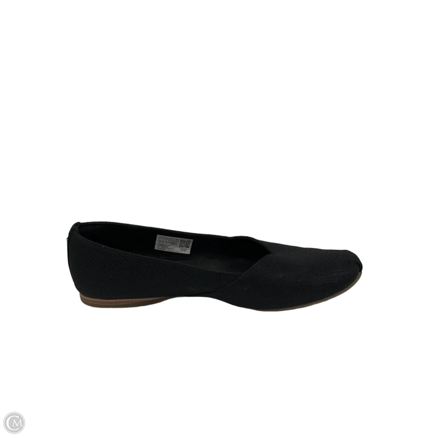 Shoes Flats By Toms In Black, Size: 7