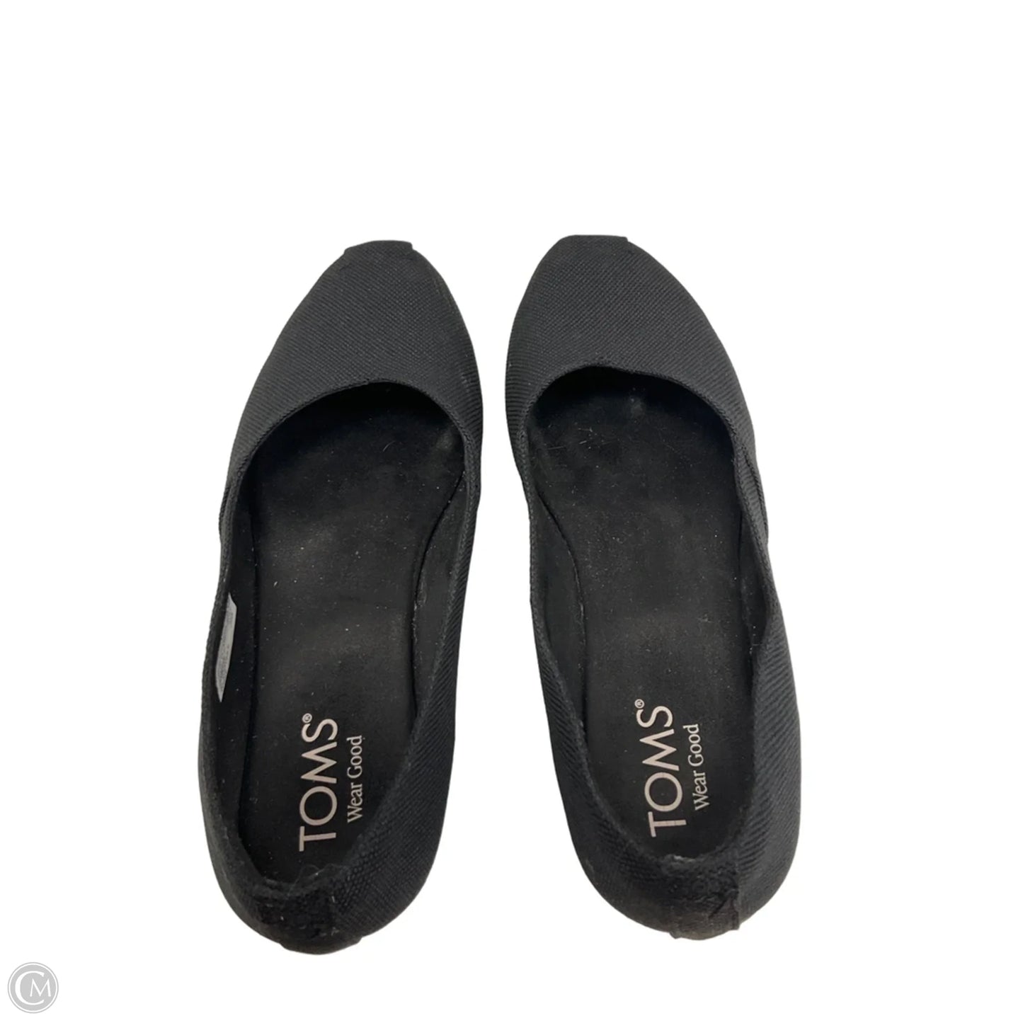 Shoes Flats By Toms In Black, Size: 7