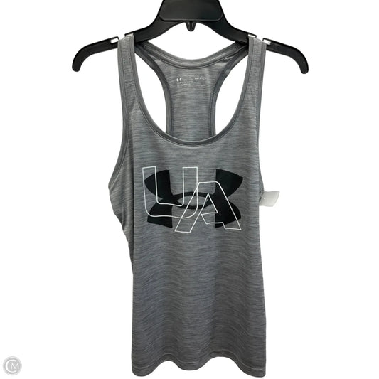 Athletic Tank Top By Under Armour In Grey, Size: M