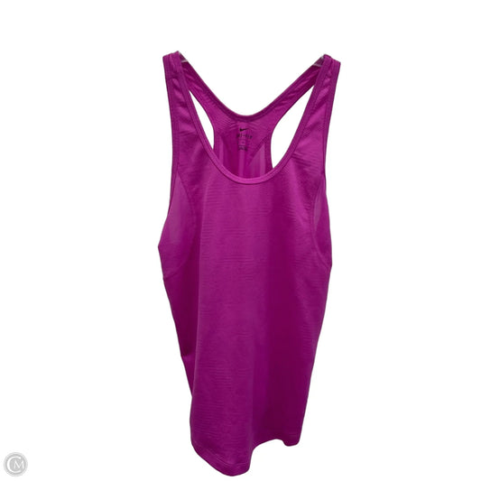 Athletic Tank Top By Nike In Purple, Size: M
