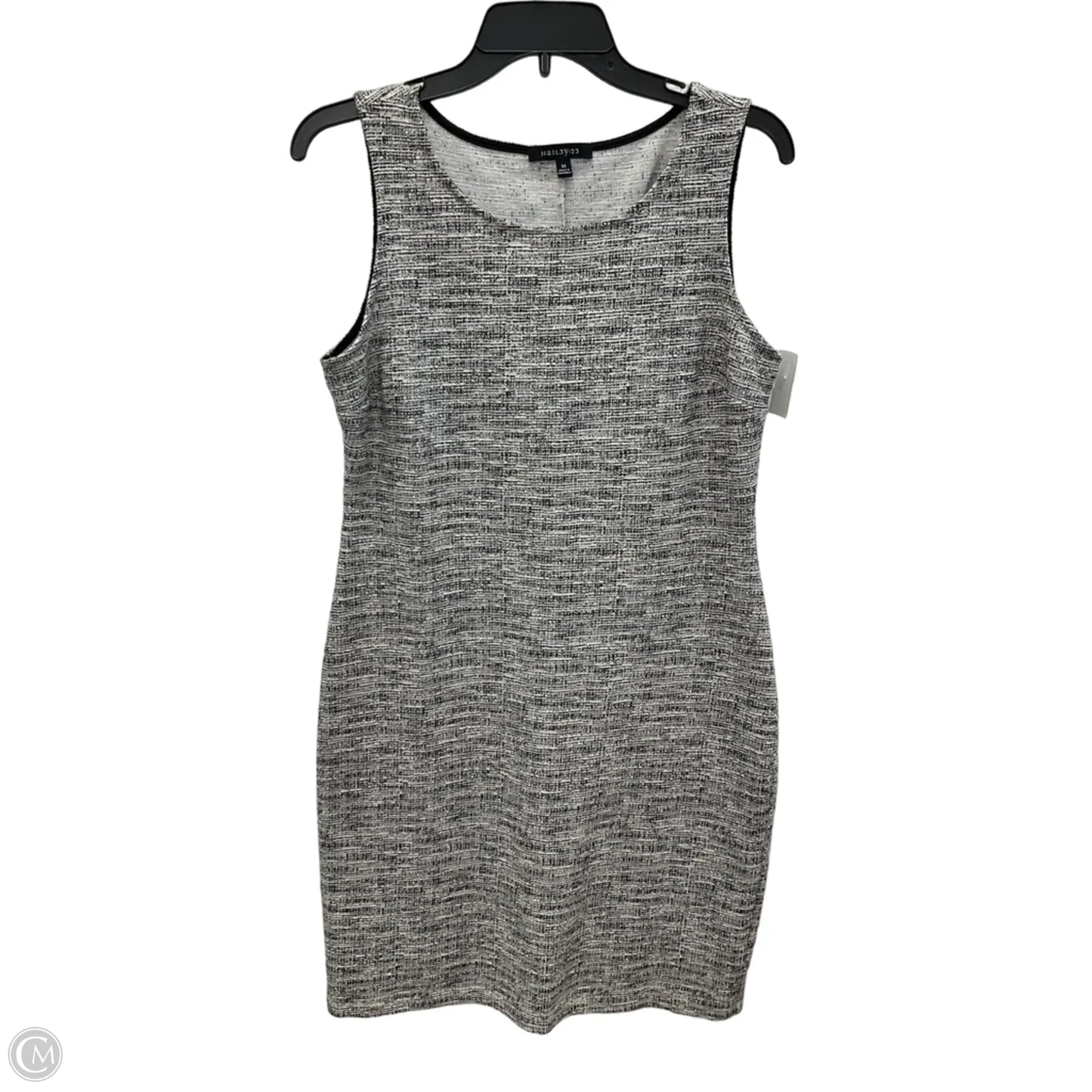 Dress Casual Midi By Hail3y 23 In Grey, Size: M
