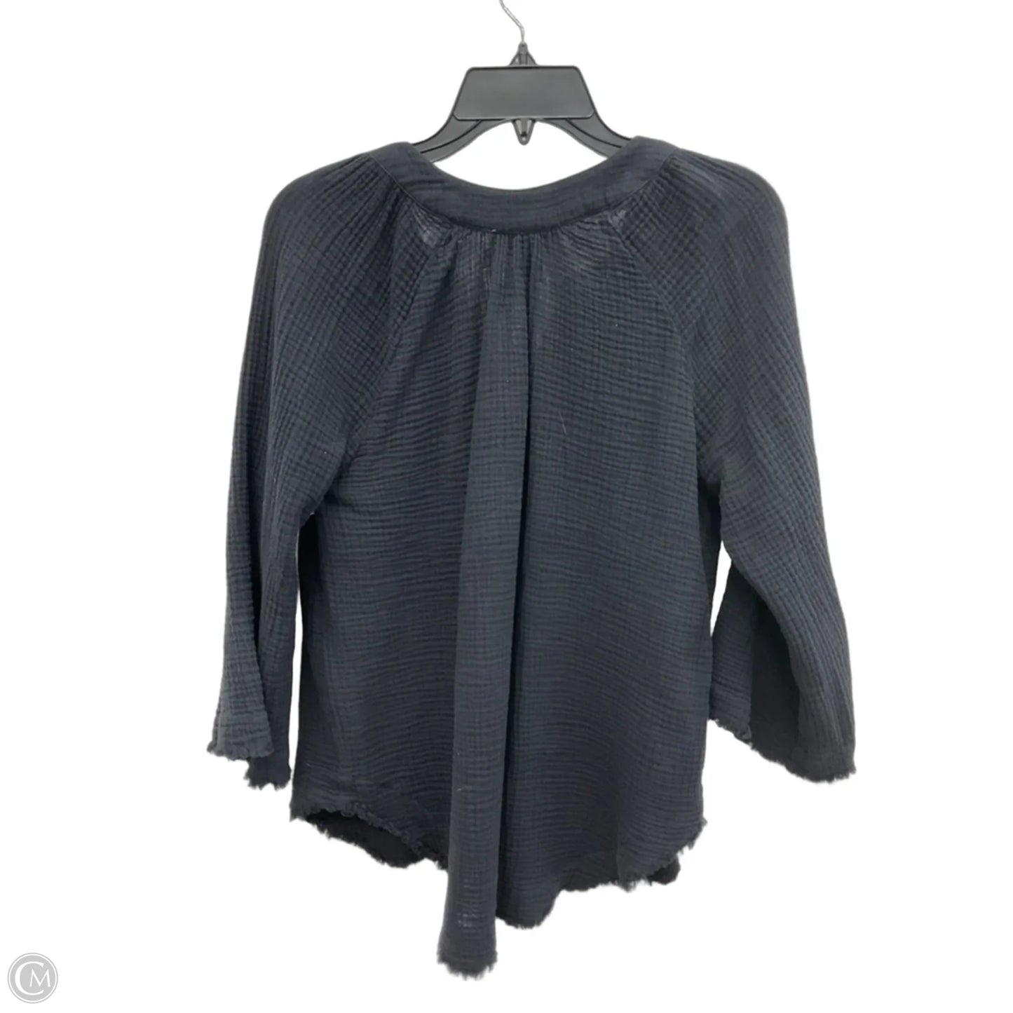 Top Long Sleeve By Chelsea And Theodore In Black, Size: S