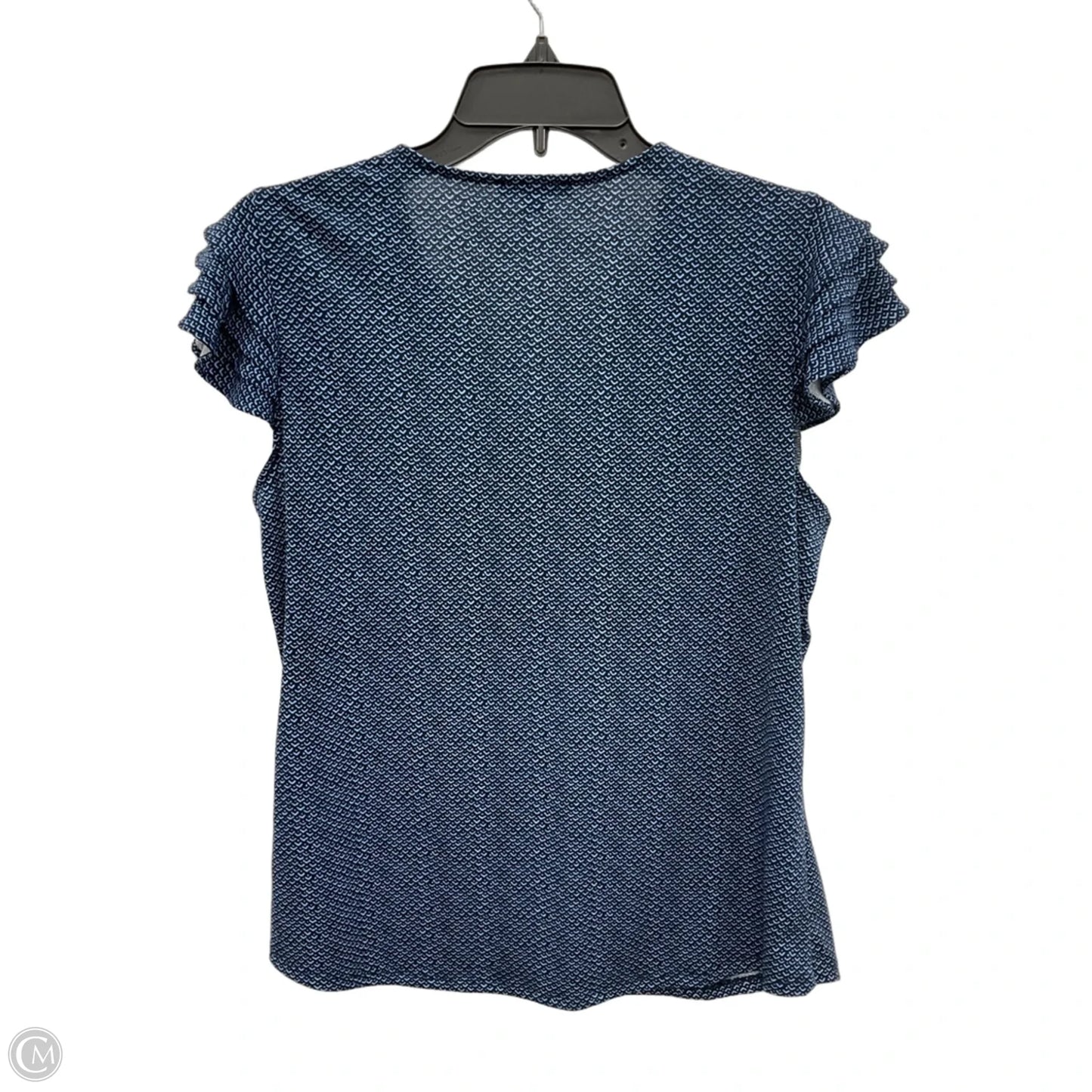 Top Short Sleeve By Adrianna Papell In Blue, Size: M