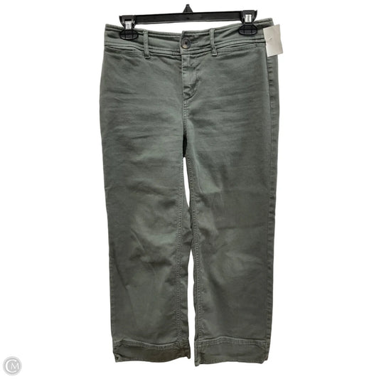 Pants Wide Leg By Loft In Green Denim, Size: 0