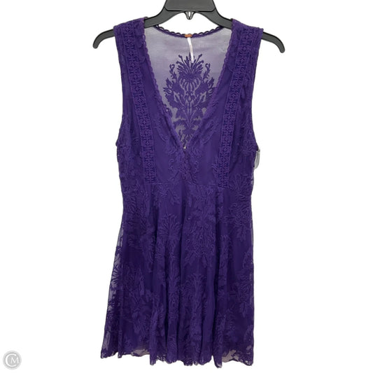 Dress Casual Midi By Free People In Purple, Size: S