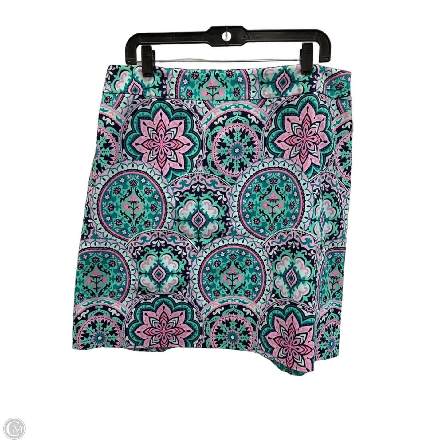 Skirt Midi By Talbots In Blue & Pink, Size: 16