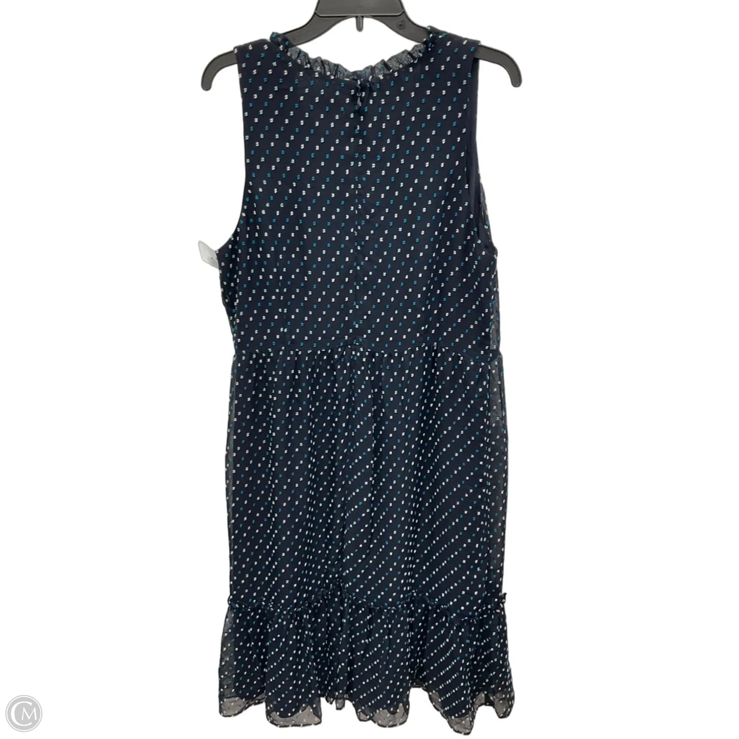 Dress Casual Midi By Loft In Blue, Size: Xl