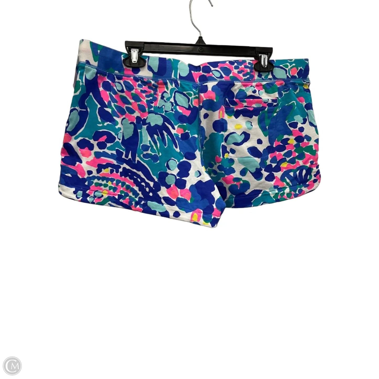 Shorts Designer By Lilly Pulitzer In Blue & Pink, Size: Xl