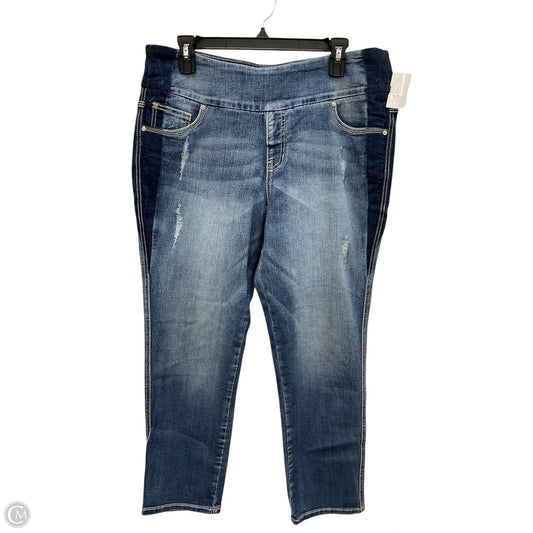 Jeans Skinny By Jag In Blue Denim, Size: 16