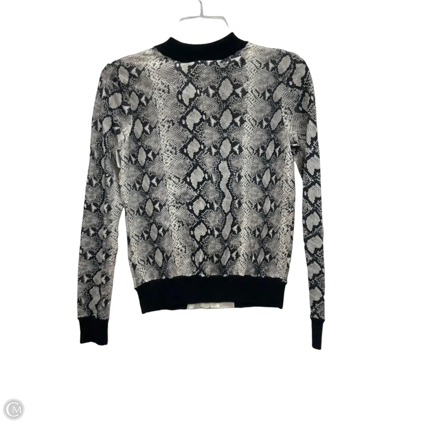 Cardigan By L Agence In Black & Grey, Size: Xs