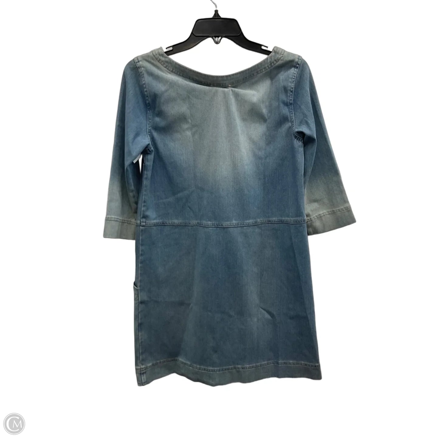 Dress Casual Midi By Adriano Goldschmied In Blue Denim, Size: Xs