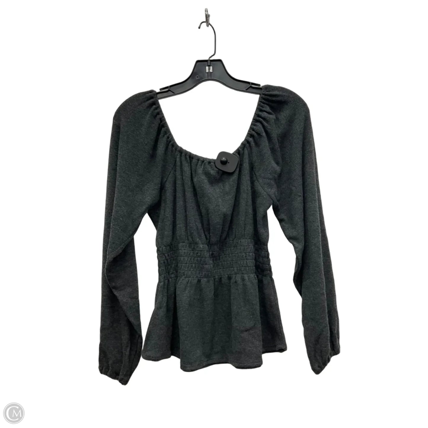Top Long Sleeve By Madewell In Grey, Size: S