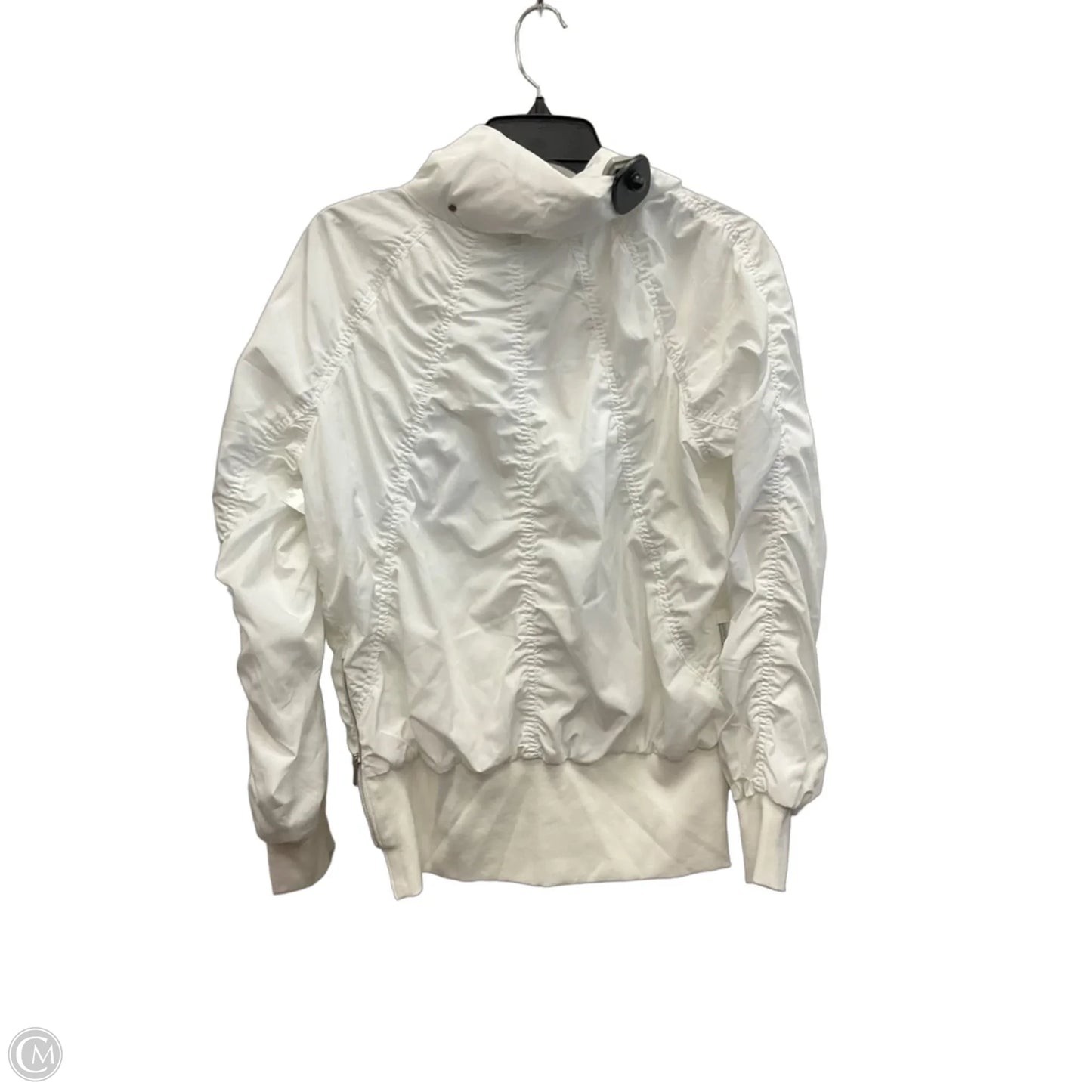Athletic Jacket By Athleta In White, Size: M