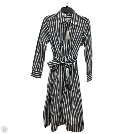Dress Casual Maxi By Free Assembly In Blue & White, Size: Xs