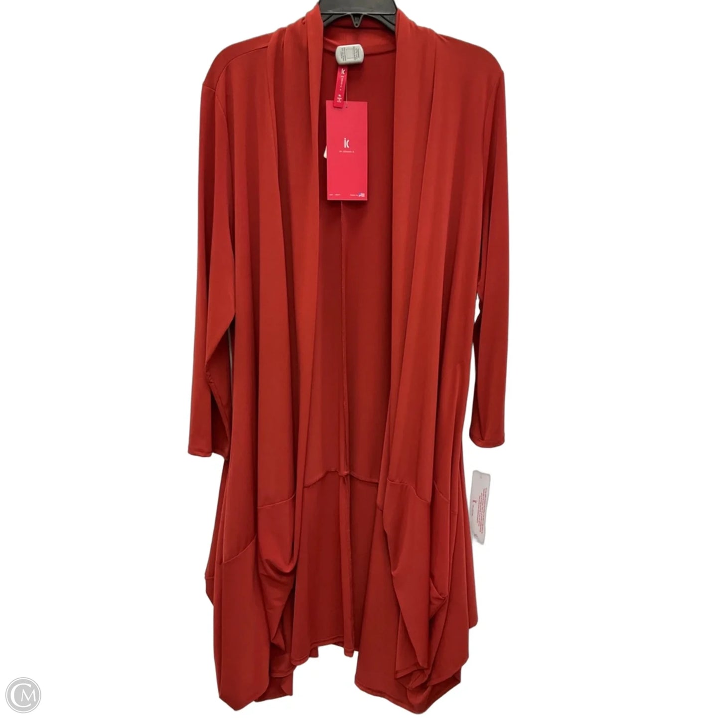 Cardigan By Ic By Connie K In Orange, Size: Xl
