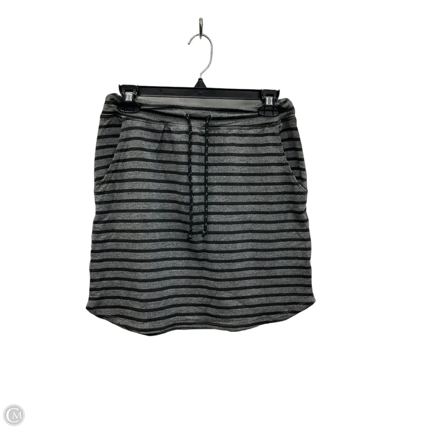 Athletic Skirt By Sundry In Black & Grey, Size: S