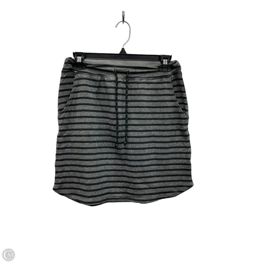 Athletic Skirt By Sundry In Black & Grey, Size: S